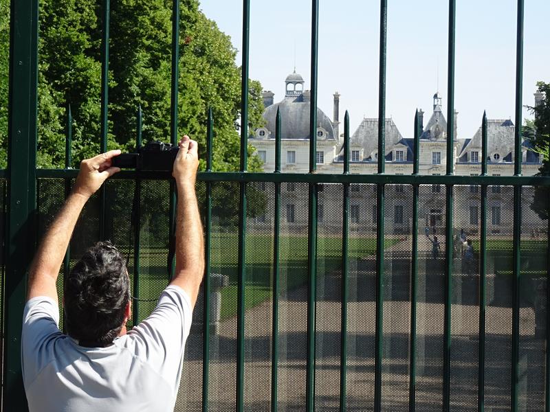 <p>Pas facile de photographier le château de Cheverny !</p>Photo Luc R.
